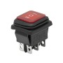 KCD2-203NW Waterproof Red Lighted Rocker Switch