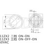A16-11ZX2 Round Rotary Switch