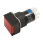A16-22SF-N Momentary Square Industrial Switch