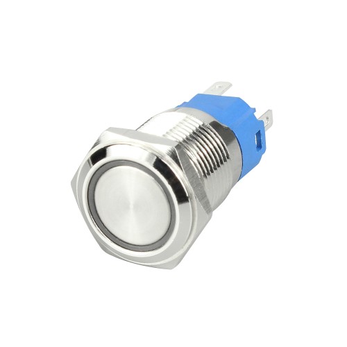 LAS3-16F-W11E 16MM Ring LED Momentary Switch