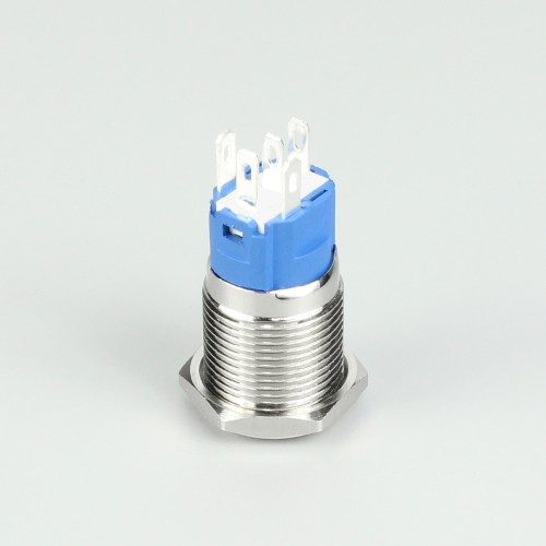 LAS3-16F-W11E 16MM Ring LED Momentary Switch