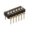 50pc 5P Edge actuated Side Piano Type DIP Switch pitch=2.54x7.62mm Gold Plated 