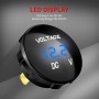 DS4010W Auto 12V 24V Waterproof LED Digital Display Car Voltmeter