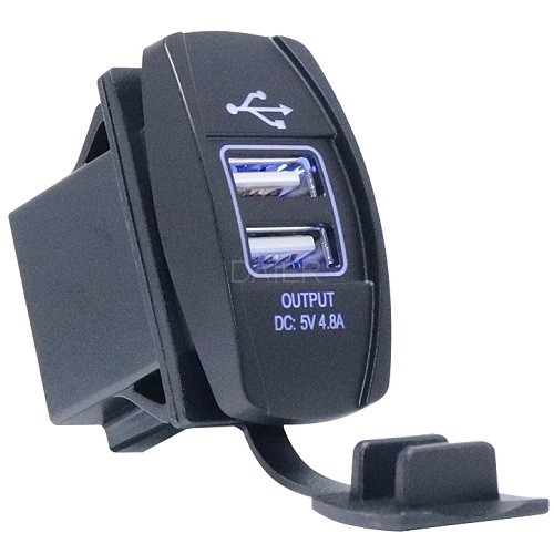 DS2013L-4.8A Rocker Car USB Charger