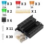 RB-R6F11 11Way Fused Car Relay Socket with Terminals Relays