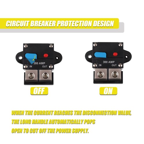 CB-04 0/2/4/8 AWG Resettable Circuit Breaker