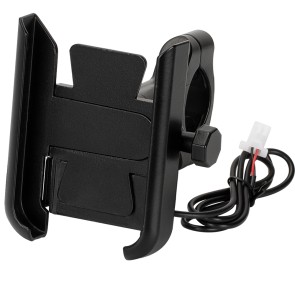 DR-M10 Motorcycle Phone Mount with USB Charger