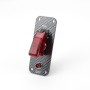 PN-SAC1 Carbon Fiber Red LED Toggle Switch Panel