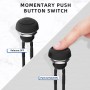 PBS-33B Waterproof 12mm Momentary Mini Round Push Button Switch with Pre-Wired