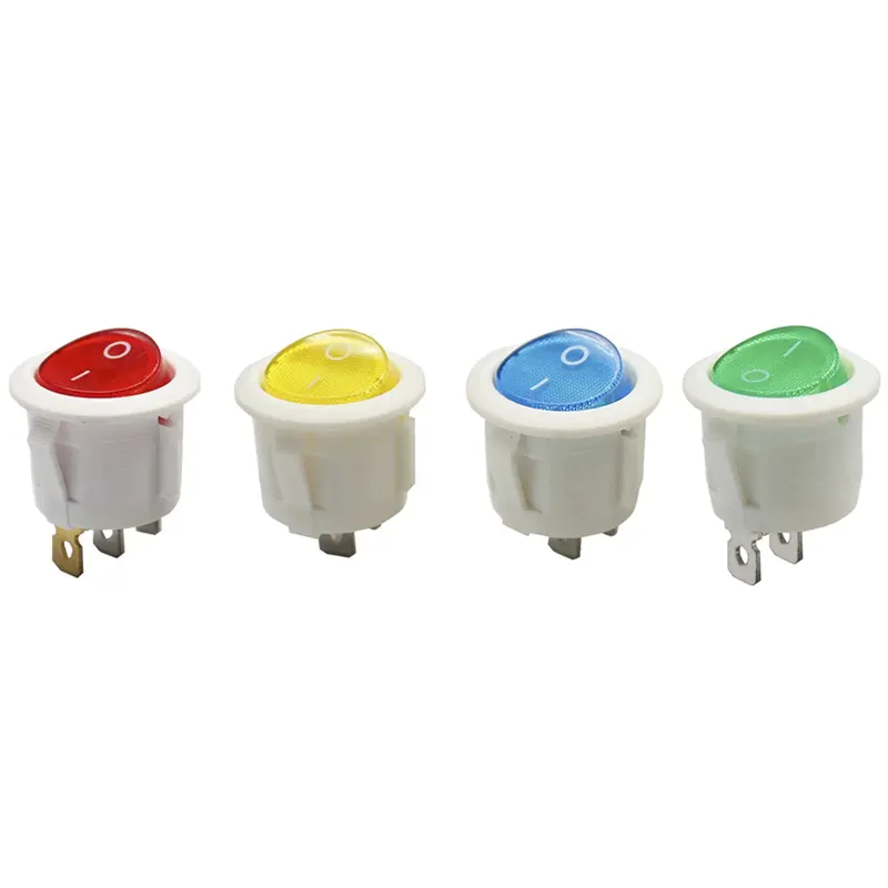 Fuji Green Illuminated Industrial Pushbutton Switches Round Red ...