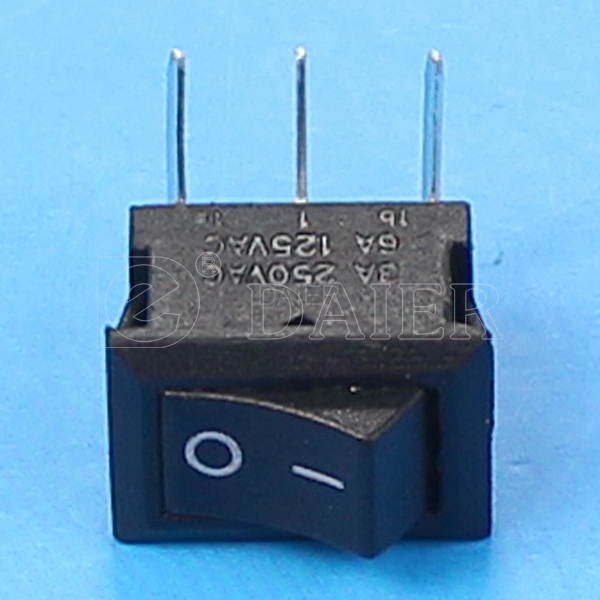KCD5-102L Small Single Pole Rocker Switch