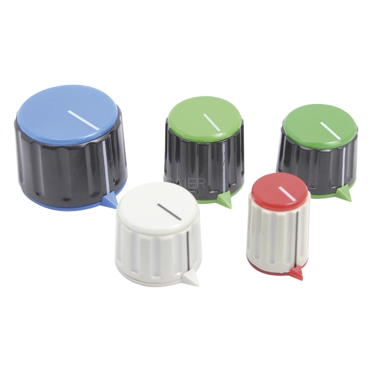 KN116 Plastic Potentiometer Rotary Knob With Delta