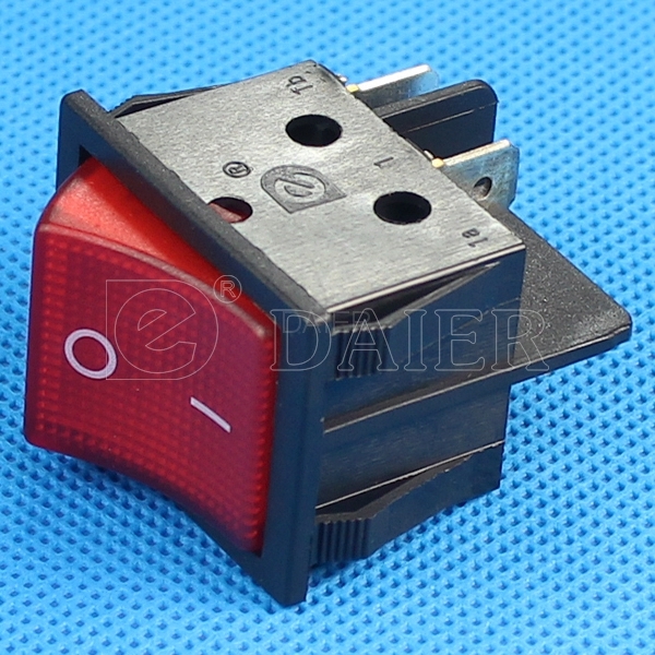KCD2-2-201N 12V Illuminated Rocker Switch
