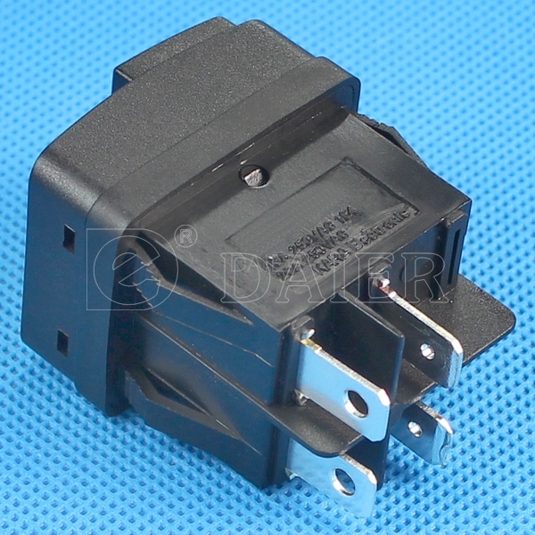 KCD2-2-201P Double Pole Rocker Switch