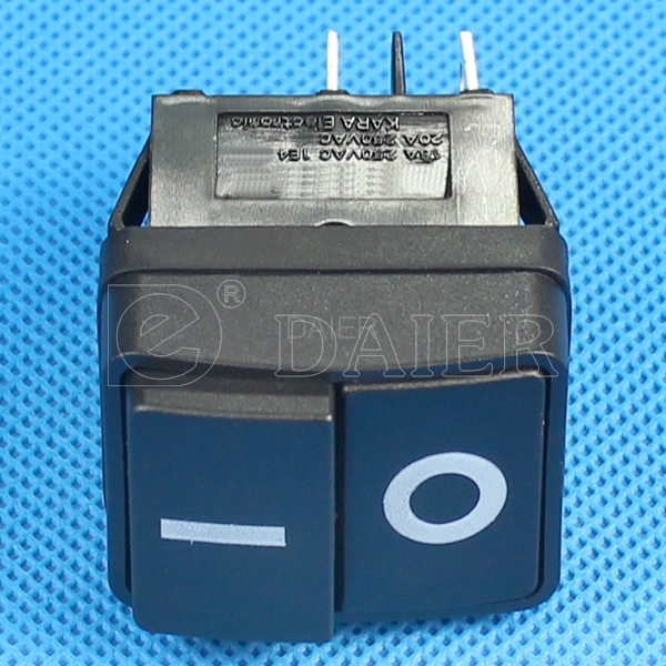 KCD2-2-201P Double Pole Rocker Switch