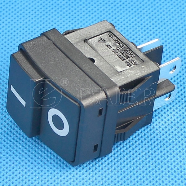 KCD2-2-201P Double Pole Rocker Switch