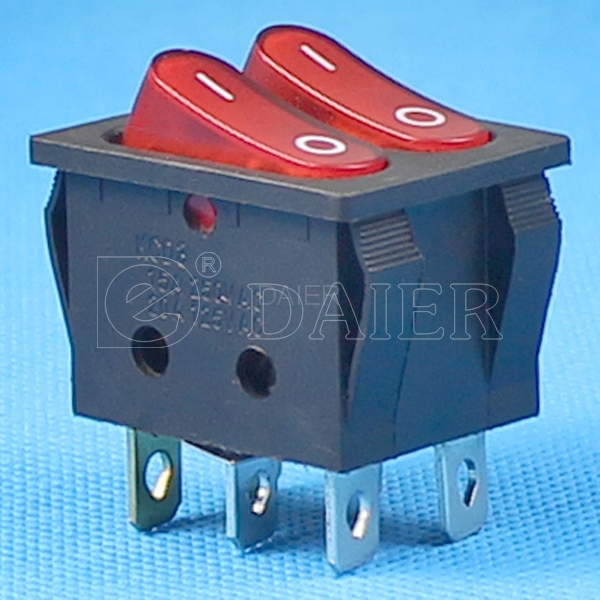 KCD2-5-2101N 20 Amp Rocker Switch