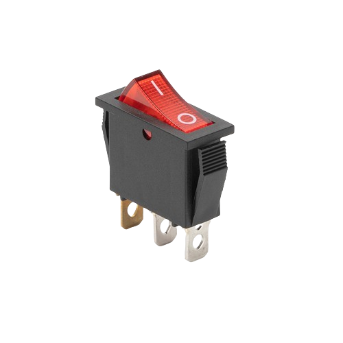 Illuminated Rocker Switch Numatic Illuminated Red Rocker Switch