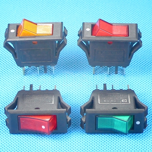 KCD3-2-101NV 12V Led Rocker Switch