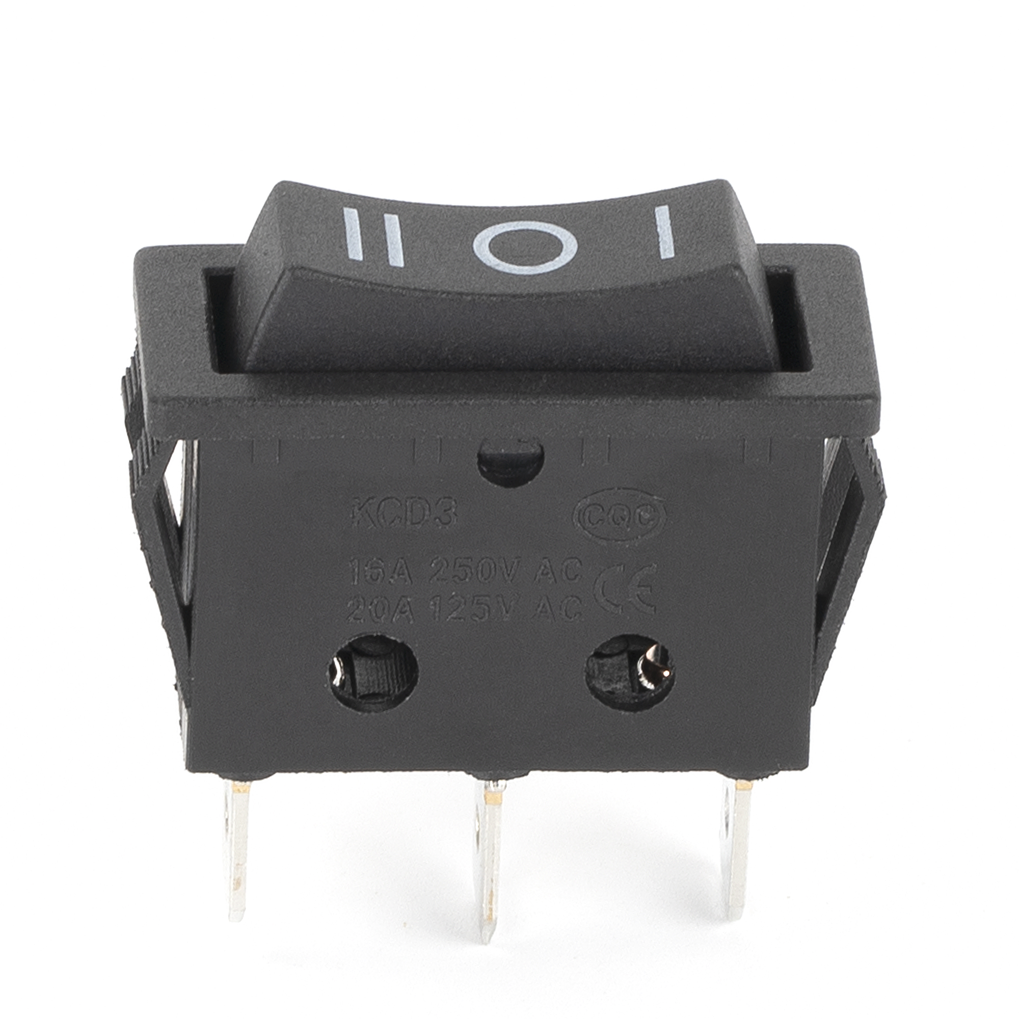 KCD3-4-103/123 16A/250V 20A/125V Latching/Momentary ON-OFF-ON 3 Position SPDT Rocker Switch