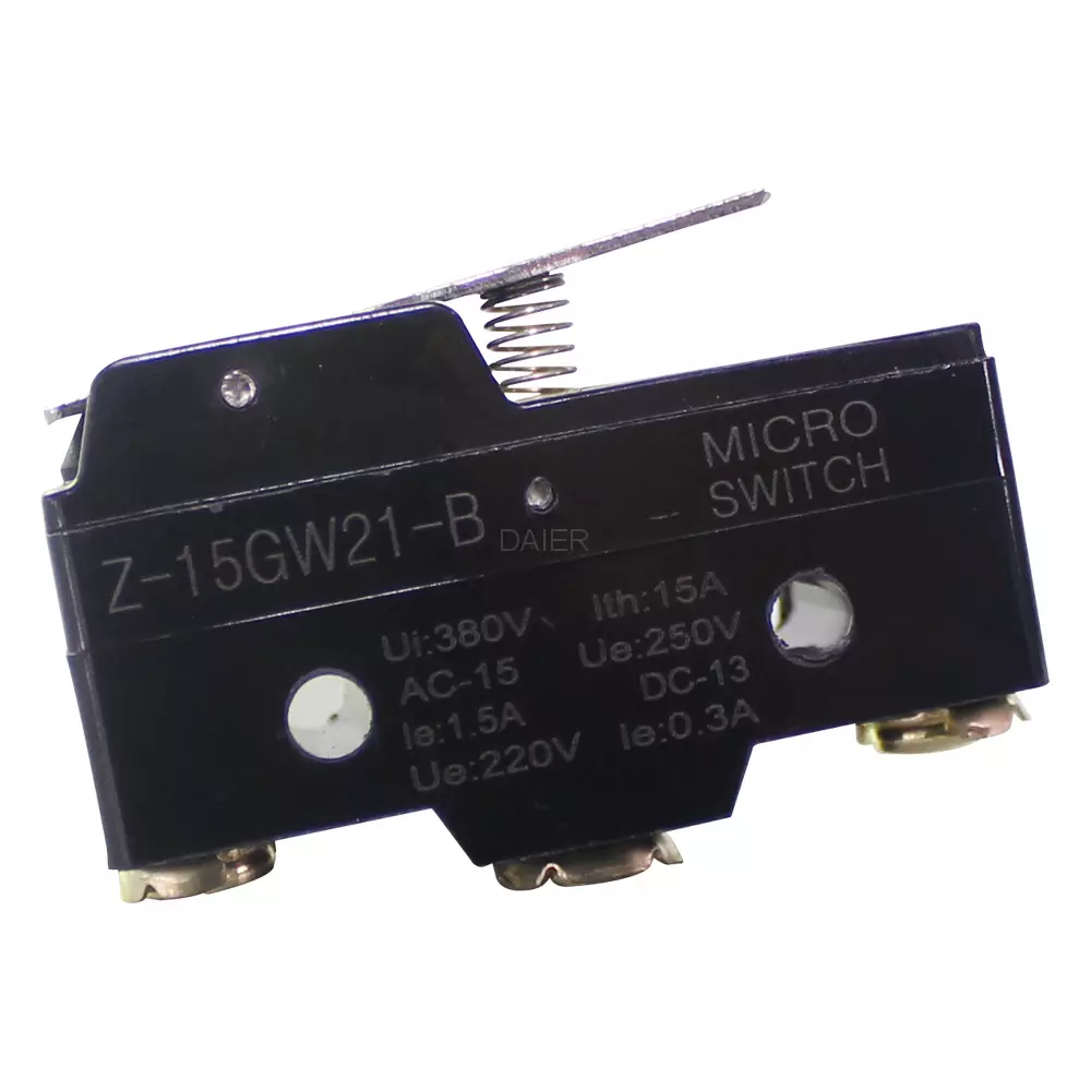 Z-15GW21-B Micro Lever Switches | Hinge Lever - DAIER