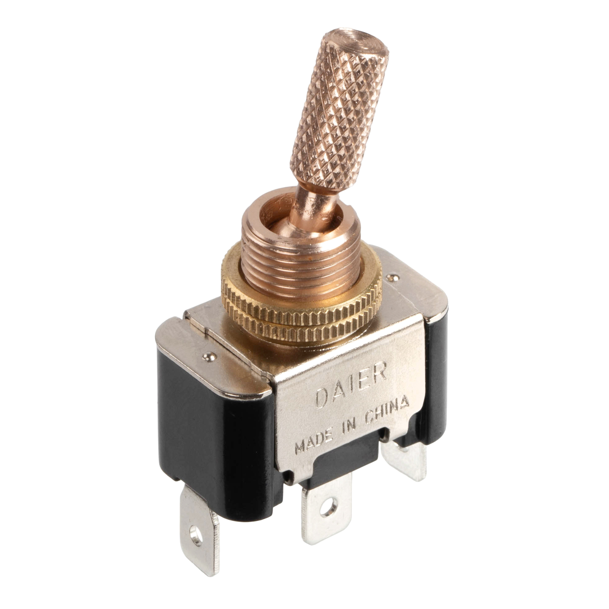KN3A 15A 250VAC / 20A 12VDC SPDT 3 Pin Toggle Switch Panel Mount with Screw/PC Terminals