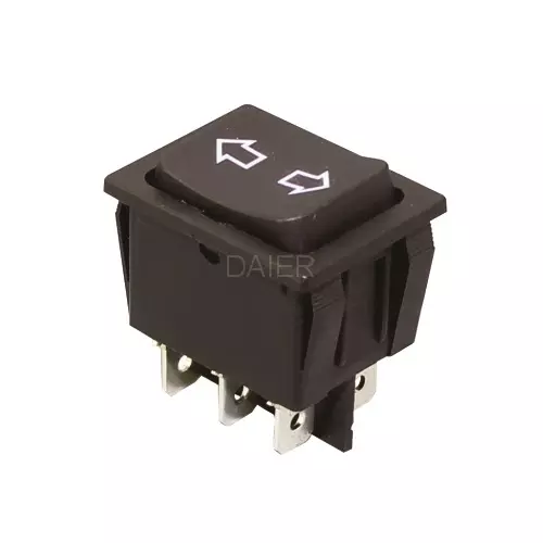 On-Off-(On) Momentary Rectangle Rocker Switch – SPDT 6A Panel Mount