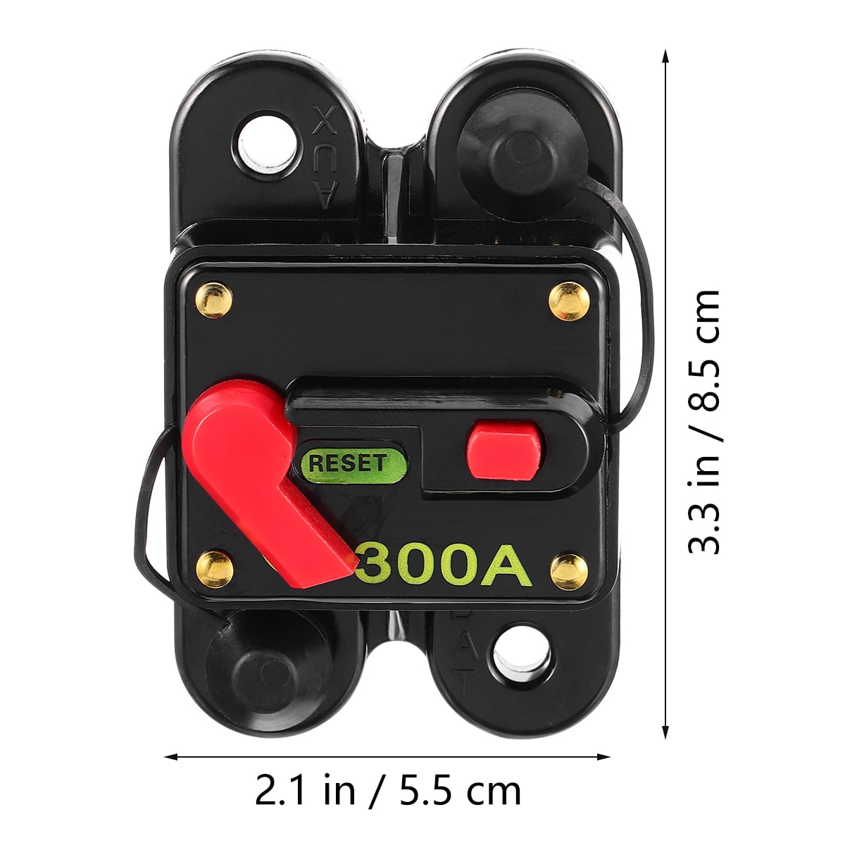 CB-02 50A-300A 12V DC Car Audio Circuit Breaker Fuse with Manual Reset Button Switch