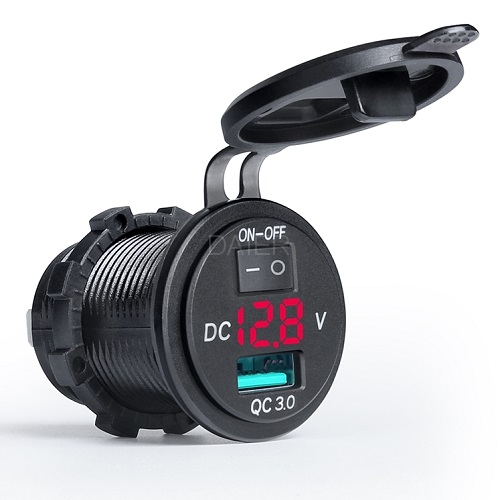 DS2013-P10 Switch USB Car Socket