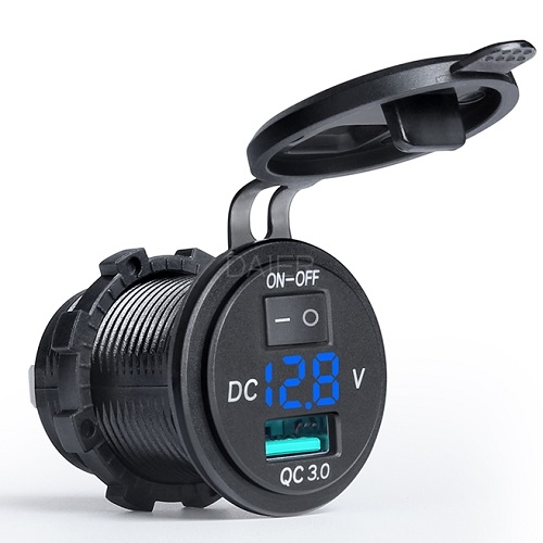 DS2013-P10 Switch USB Car Socket