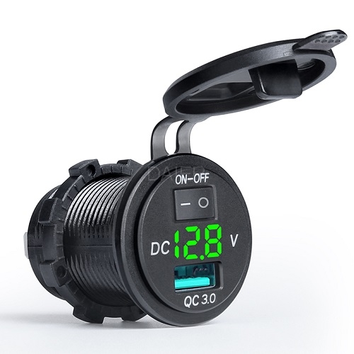 DS2013-P10 Switch USB Car Socket