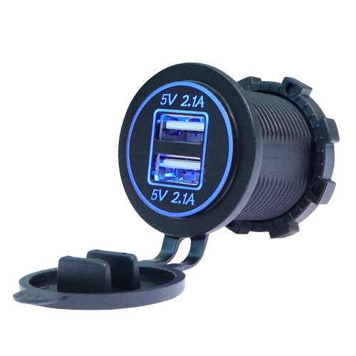 DS2013H-4.2A Auto Waterproof USB Socket