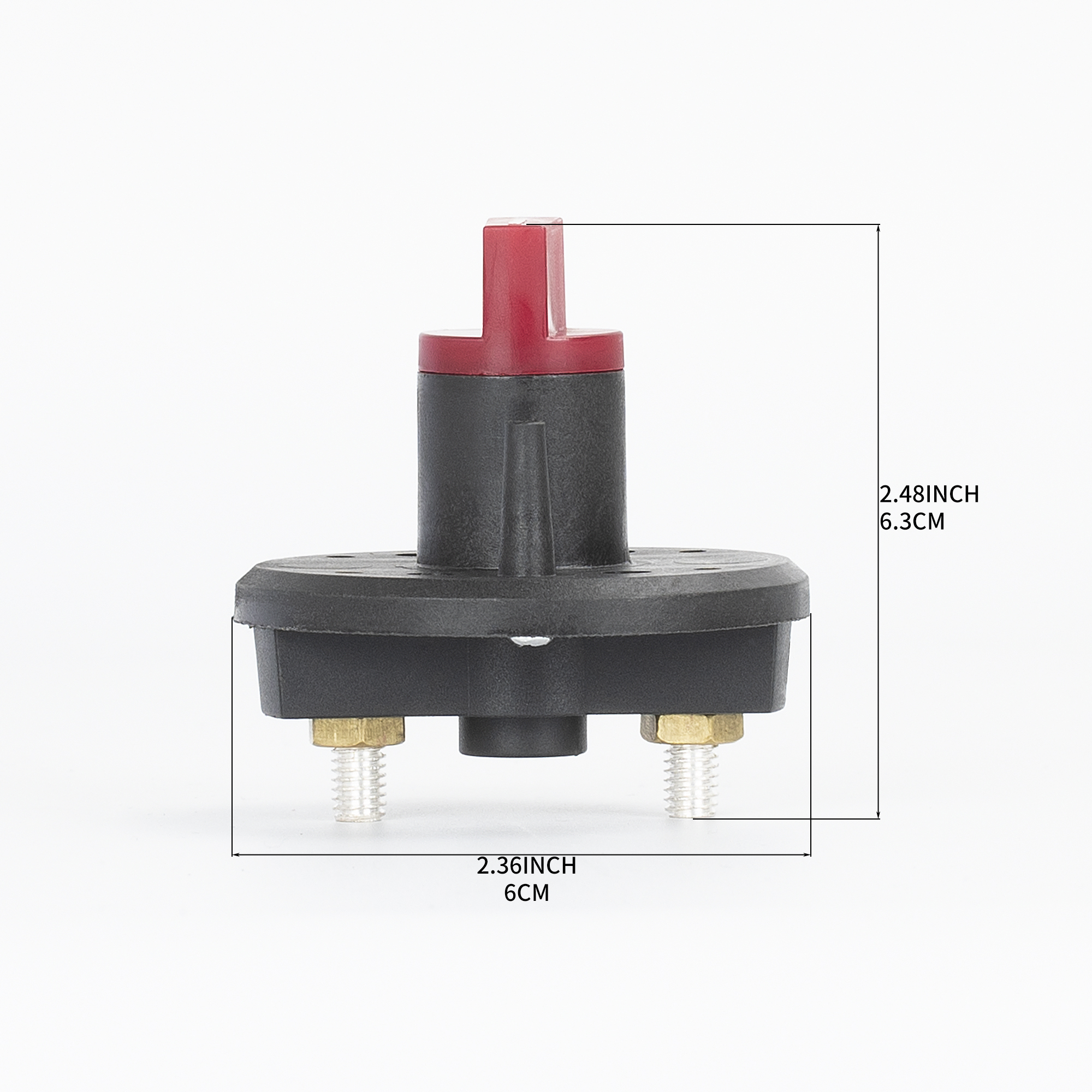ASW-A03 400A 60V DC Rotary Disconnect Switch ON-OFF Panel Mount Master Cutoff with T-Handle