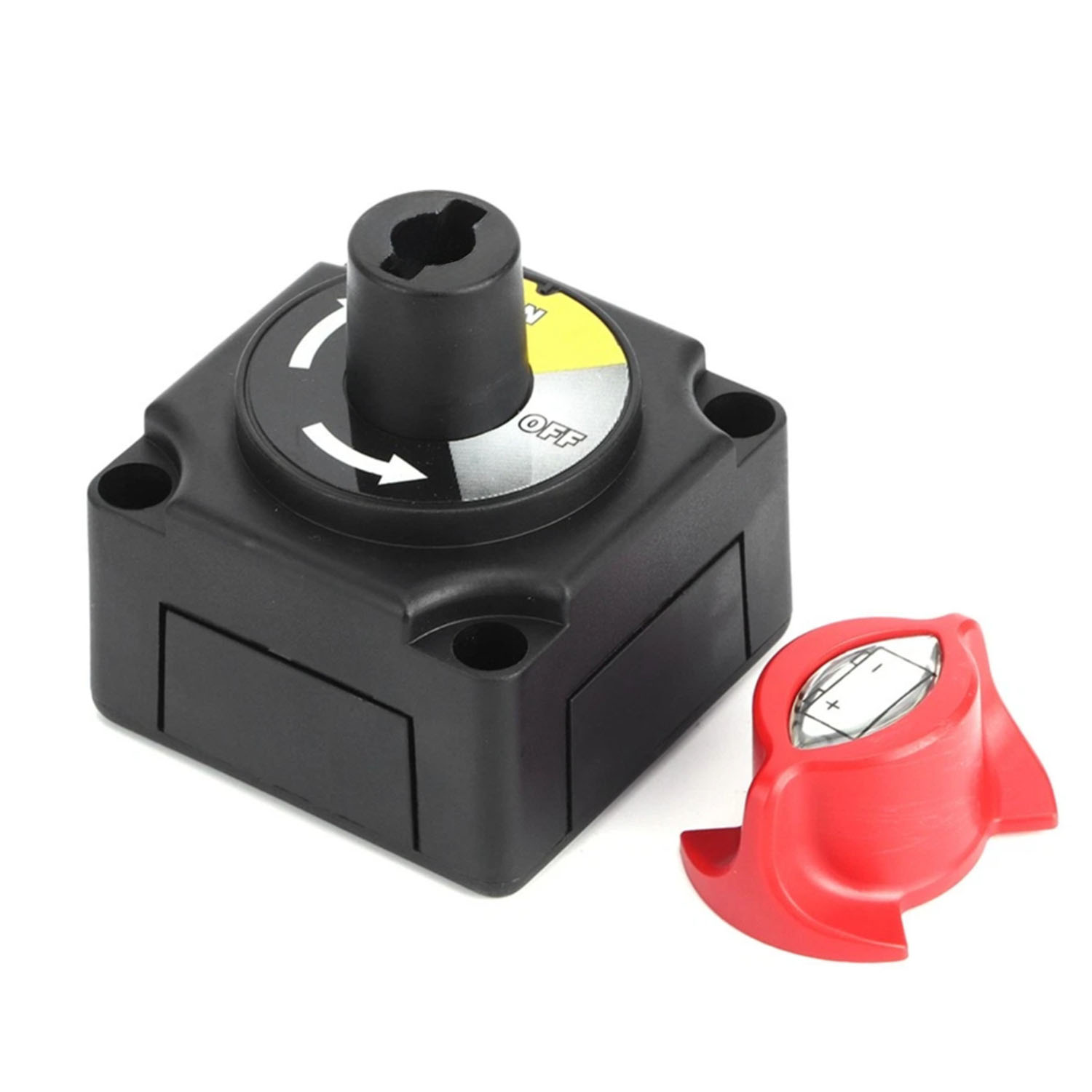ASW-A1201 275A 12-48V DC Marine Battery Disconnect Switch ON-OFF Master Cutoff for Boat, RV