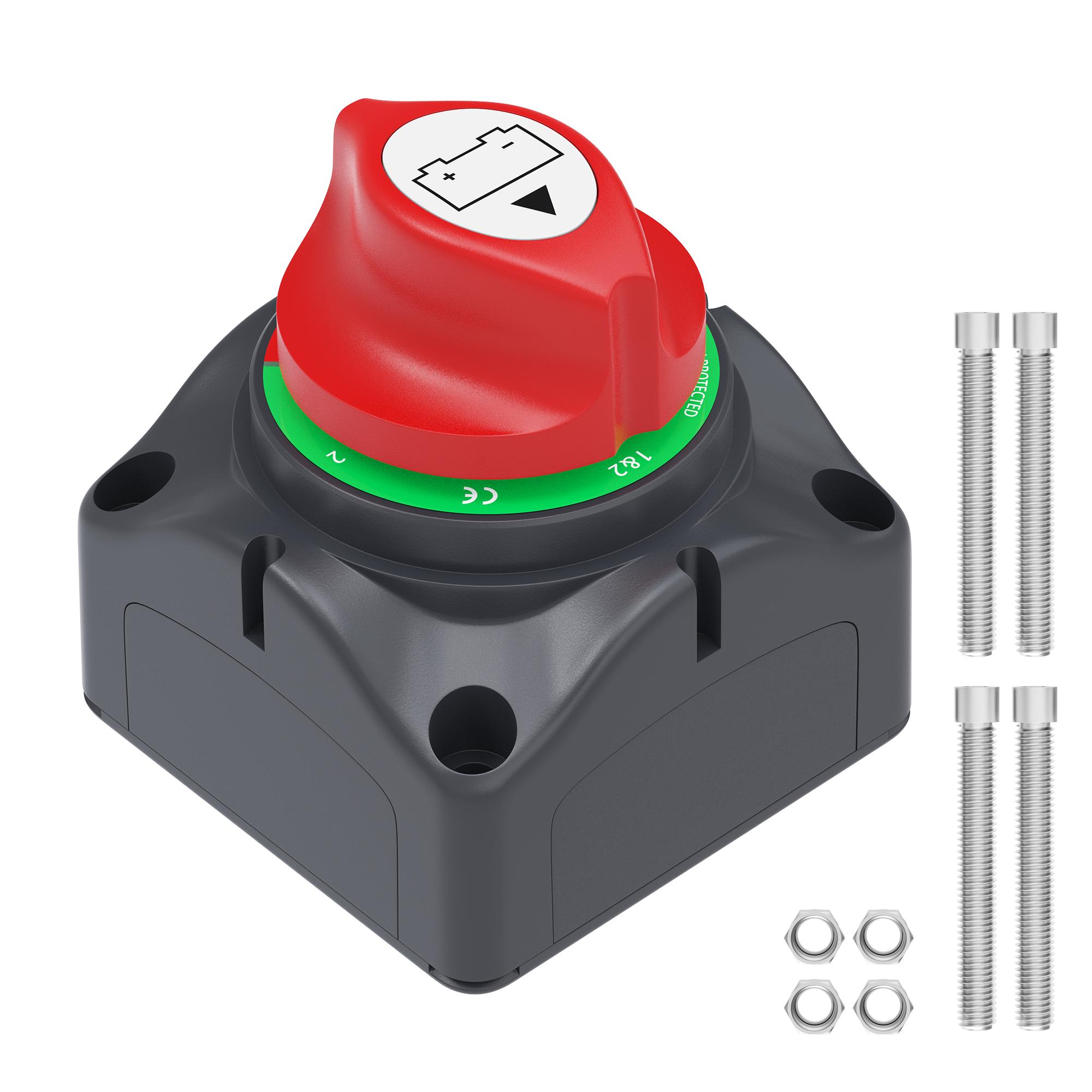 ASW-A701S 12V-48V 200A 1-2-Both-OFF Heavy Duty Battery Isolator Switch