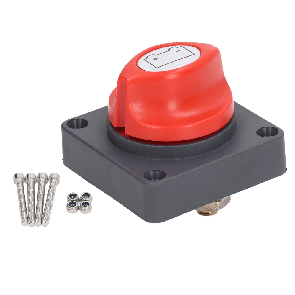 ASW-A702 275A 12-48V DC ON/OFF Marine Battery Disconnect Switch Panel Mount Isolator for Preventing Battery Drain