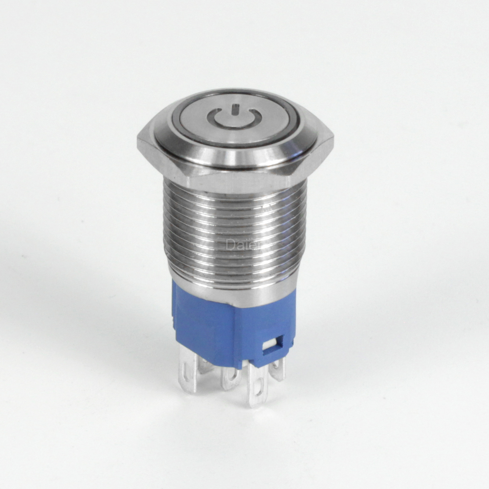 LAS3-16F-W11EP 16MM LED Power Button Switch