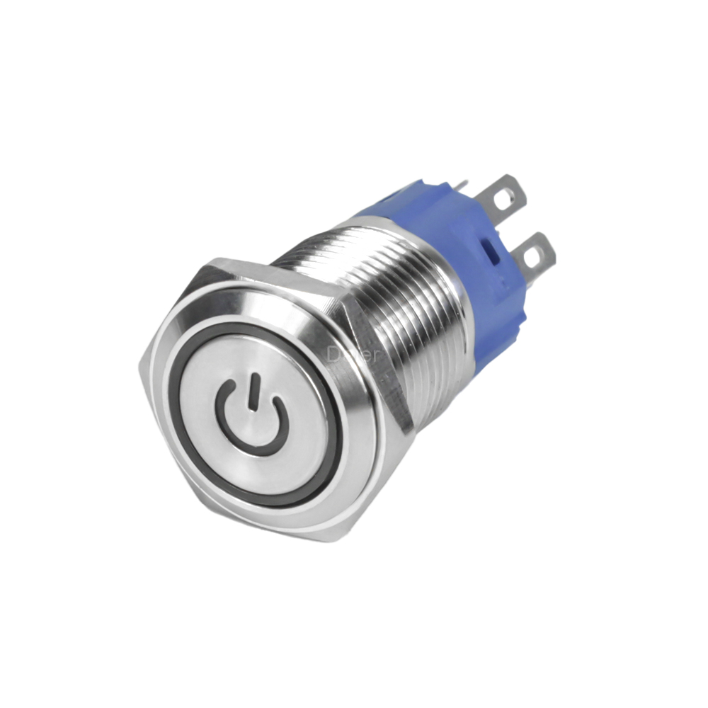 LAS3-16F-W11EP 16MM LED Power Button Switch