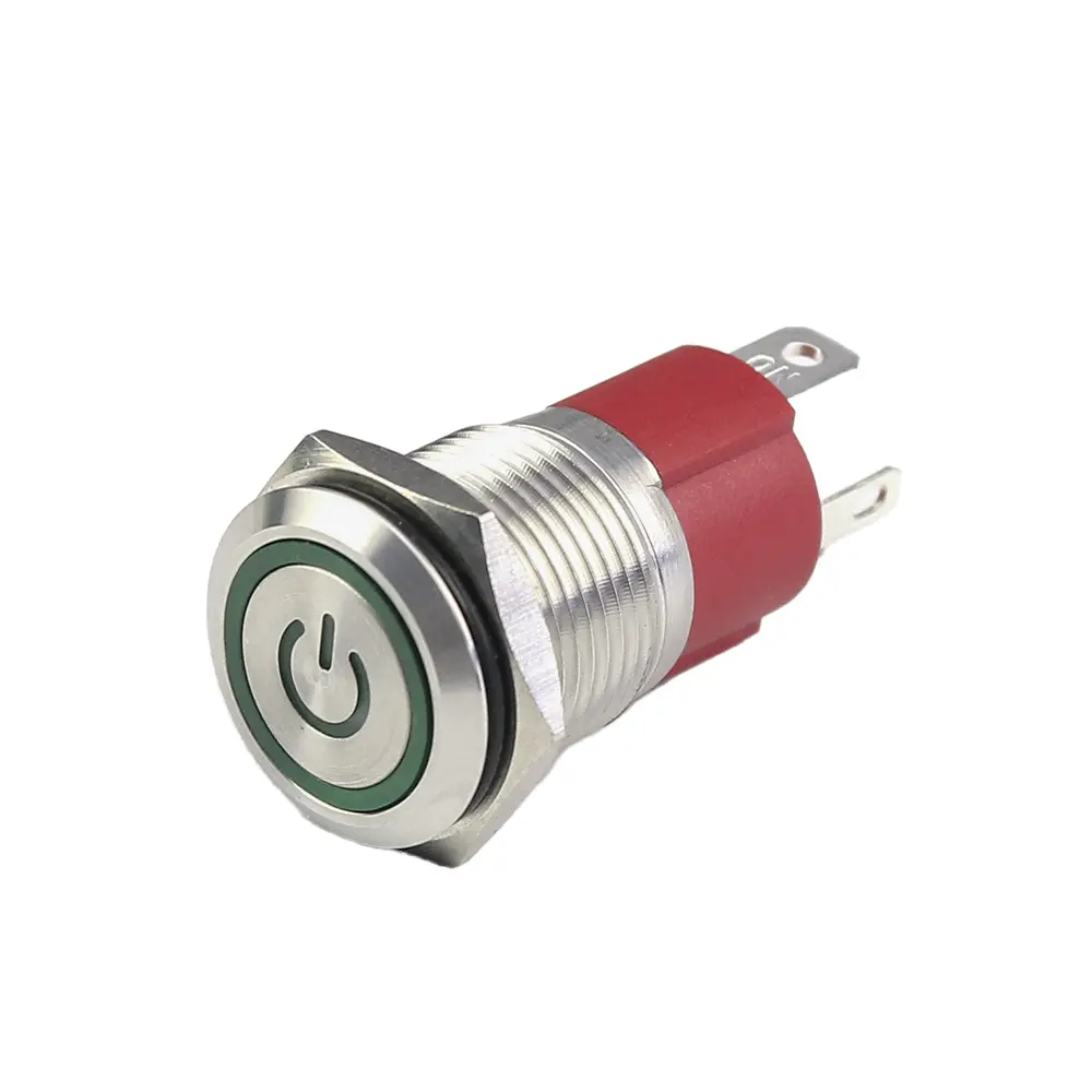 LAS3D-16F-10EP 16MM 10A Momentary Switch 12V - DAIER