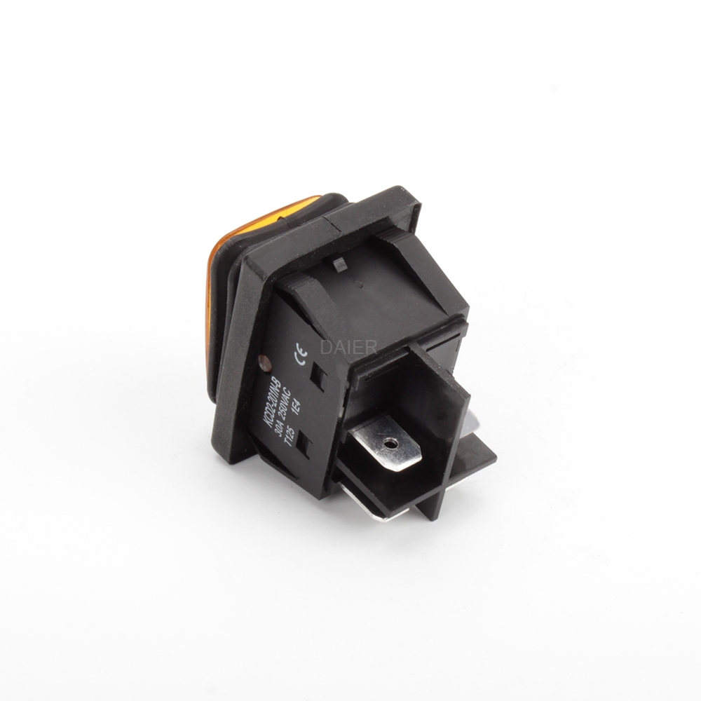 KCD2-201NW-B Illuminated Waterproof Rocker Switch
