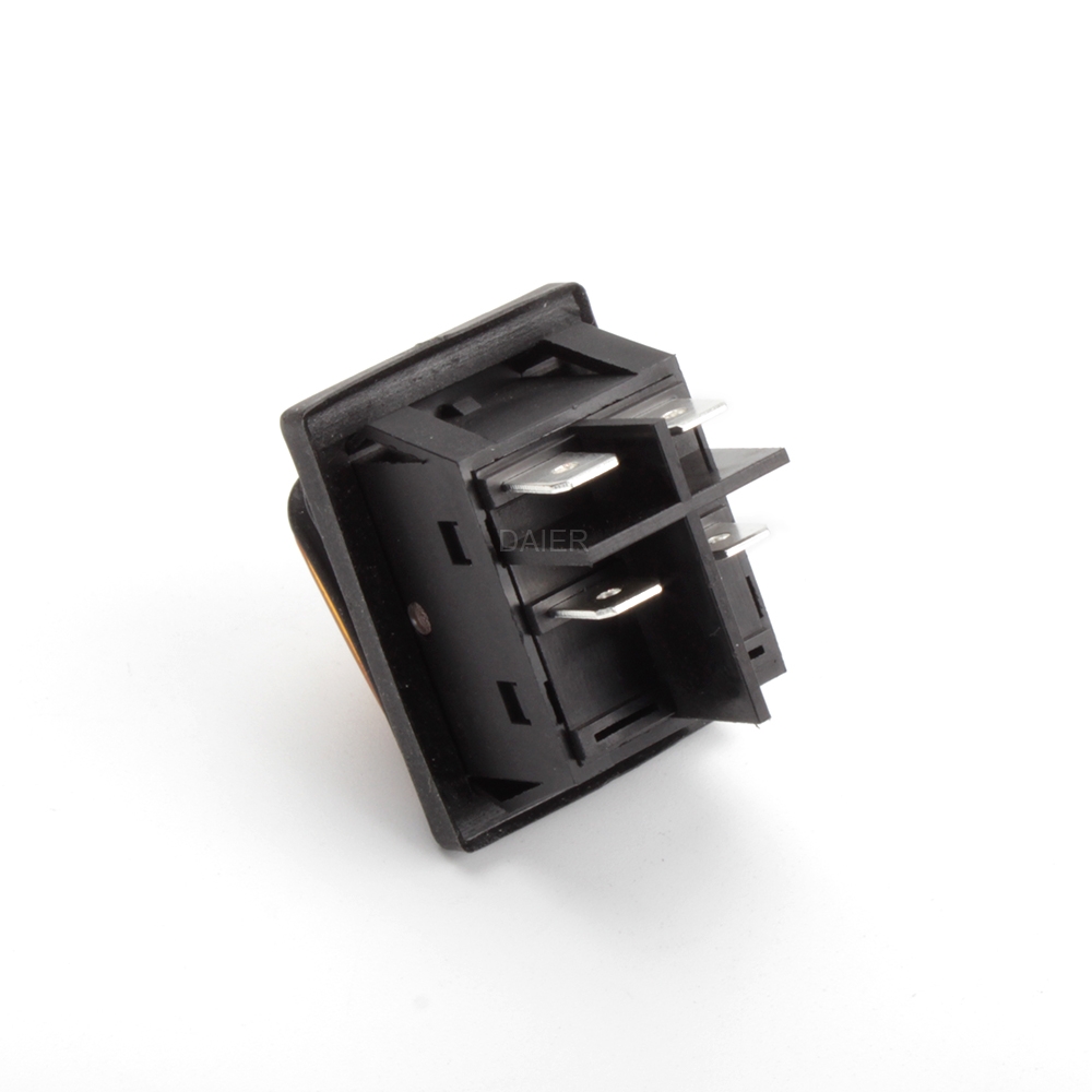 KCD2-201NW-B Illuminated Waterproof Rocker Switch