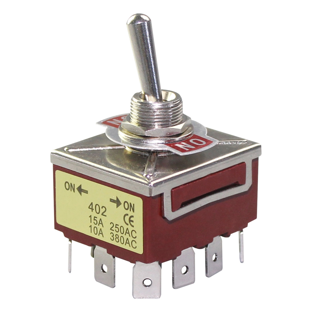 KN3C-402P 4PDT ON ON Toggle Switch