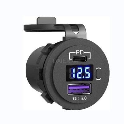 DS2013-P21 USB C Car Charger Socket DS2013-P21 USB C Car Charger Socket