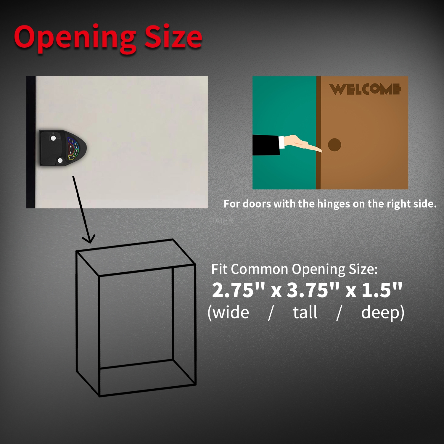 K-7902 RV Keyless Door Lock
