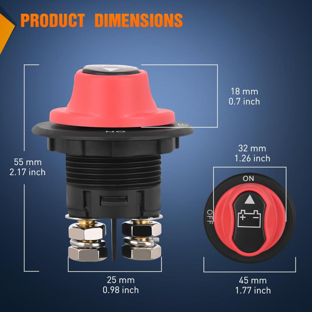 thumbnail image 2 of LEVSEB 20A 12V Car Push Button Switch ASW-18 - Spring Return ON-OFF 2 of 2