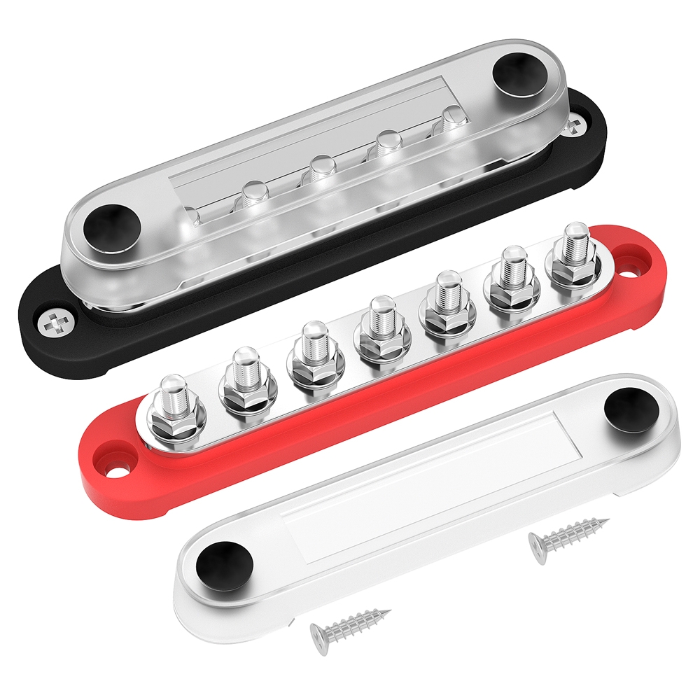 150A 48VDC Marine Battery Distribution Block With 7×M6 Studs Daier