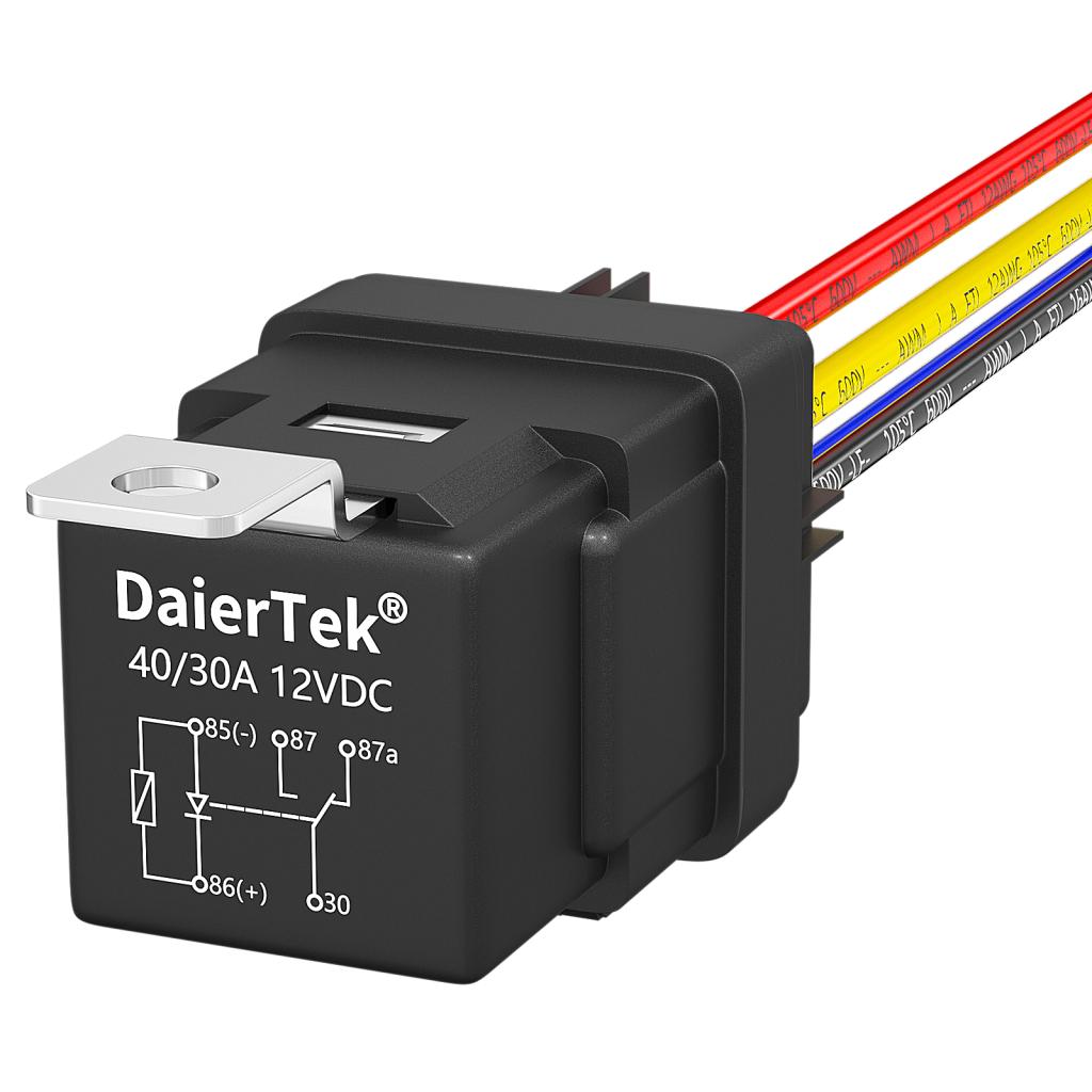 Waterproof 12v Relay Car Relay 12V 24V 40A 4Pin 5Pin Waterproof Automotive Relay Finder Industrial Relays