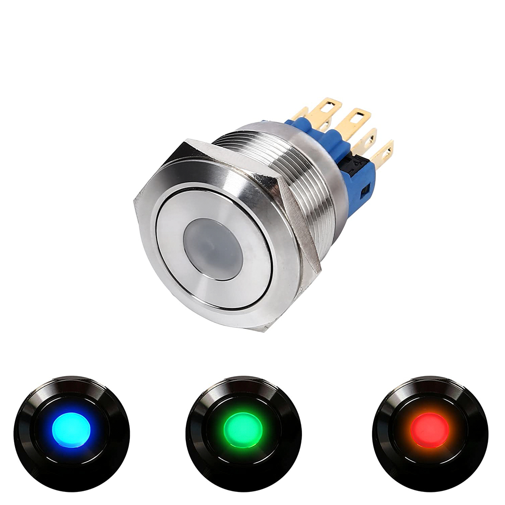 GQ30 11DM 30MM Dot LED Momentary Push Button DAIER GQ30 11DM 30MM Dot LED Momentary Push Button DAIER