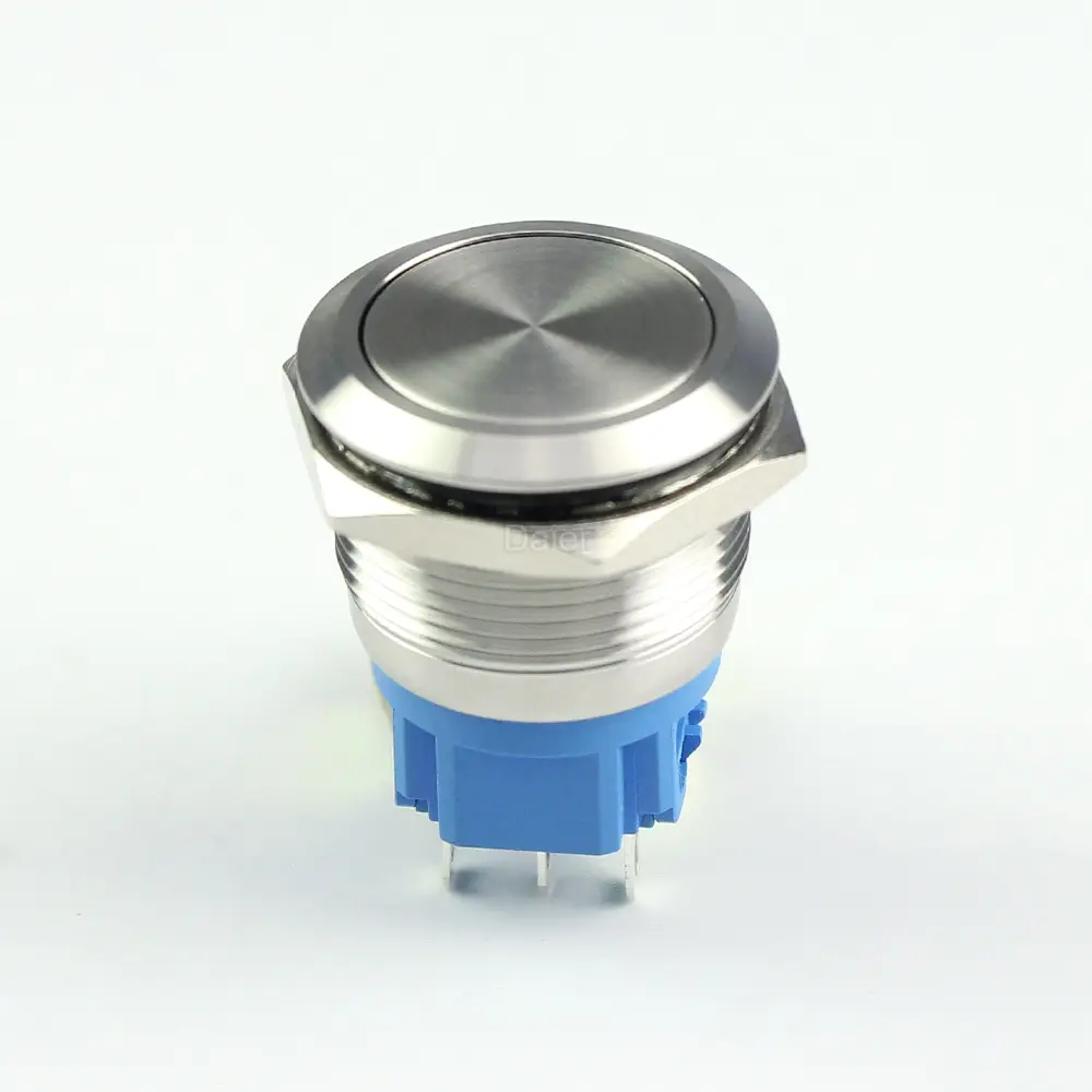 LAS3-22F-11M 22MM Metal SPDT PushButton - DAIER
