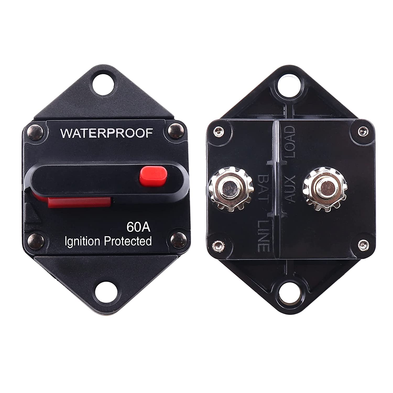 CB-06 Waterproof Hi-Amp Panel Mount Circuit Breaker